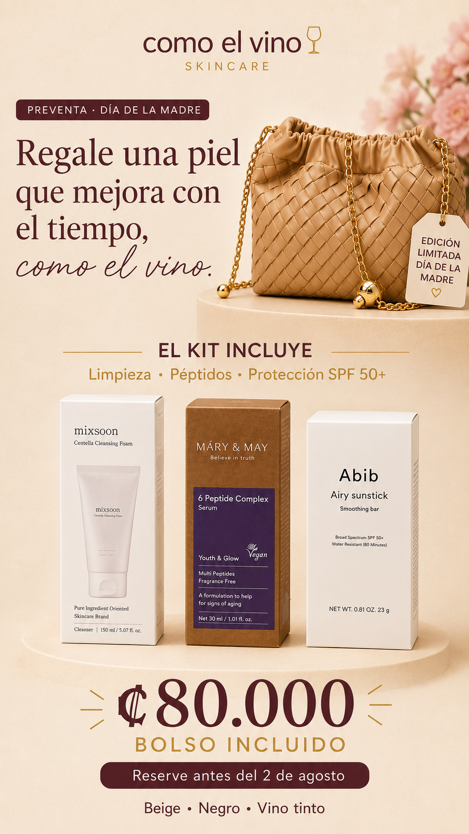 Kit edicion limitada para mamá