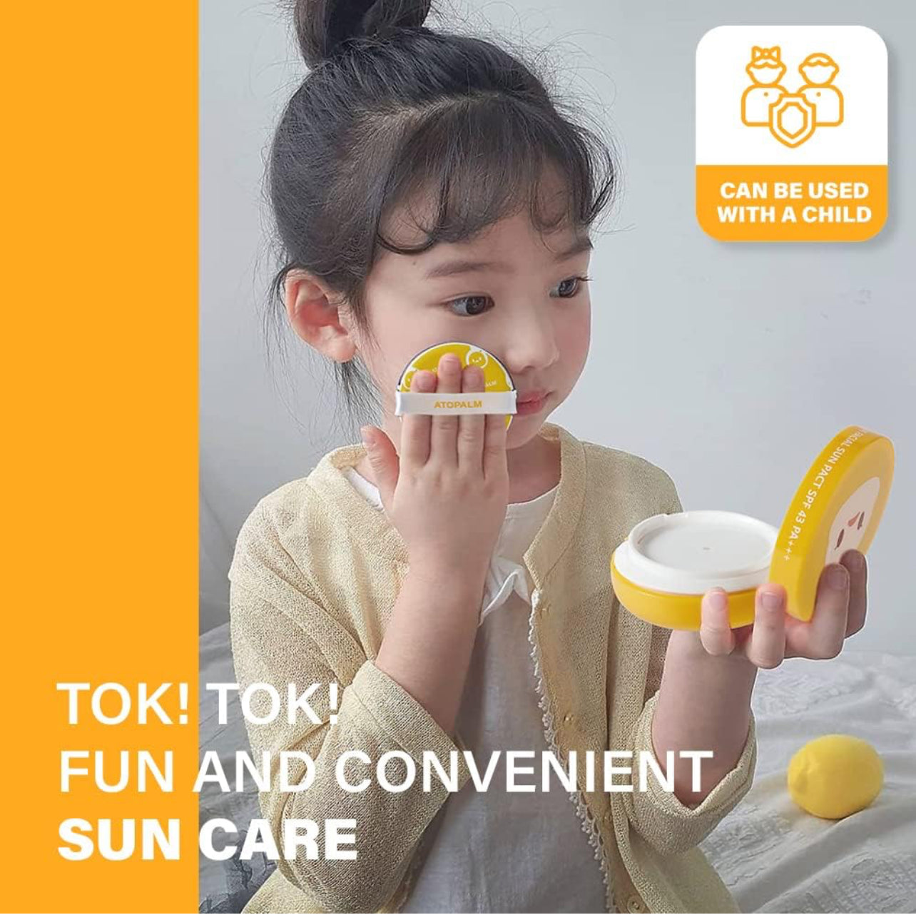 Tok Tok Facial Sun Pact SPF43 PA+++ de ATOPALM