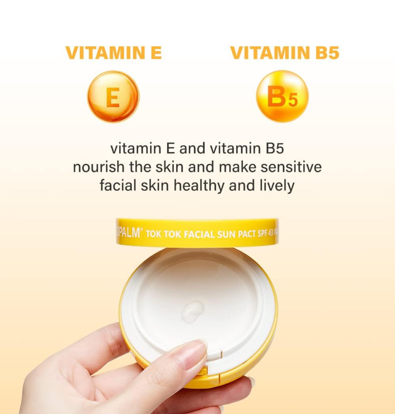 Tok Tok Facial Sun Pact SPF43 PA+++ de ATOPALM