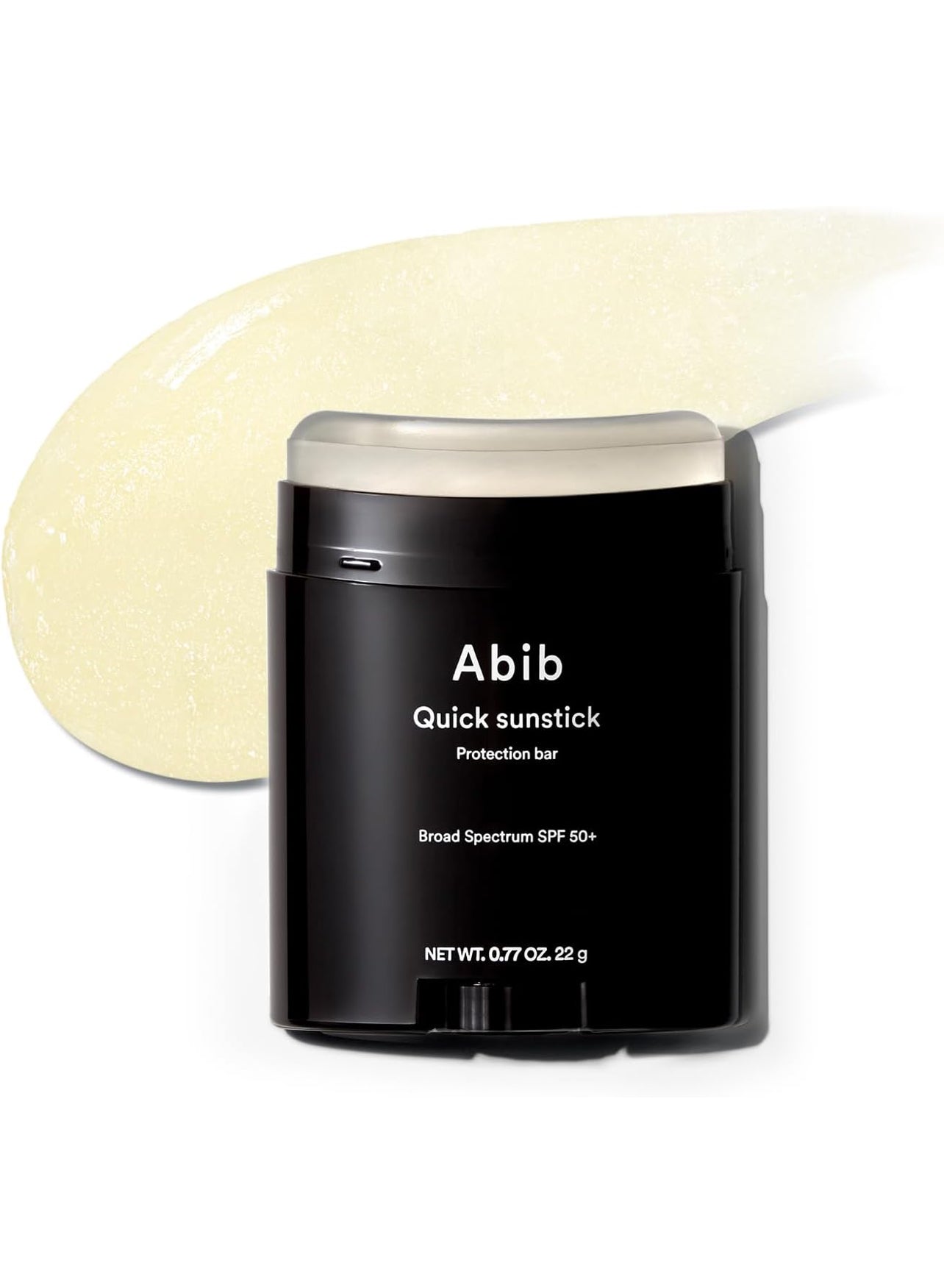 Abib Barra de protección rápida SPF50+ 0.77 oz (22 g) (brillante), protector solar coreano, sin Whitecast, barra solar protectora, extracto de centella asiática, extracto de aloe