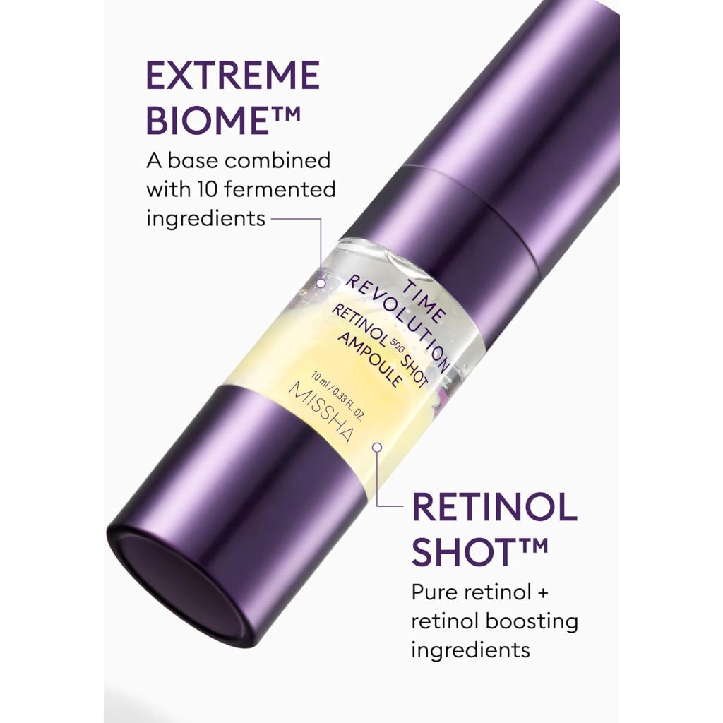 Missha time revolution retinol 500 shot ampoule