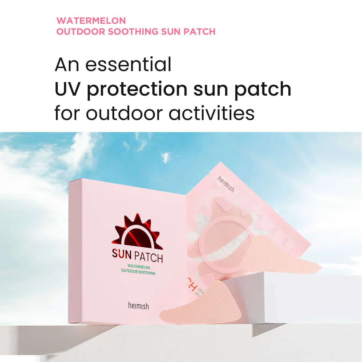 Watermelon Outdoor Soothing Sun Patch |
Parches para protección solar extra de Heimish