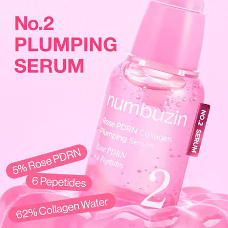 numbuzin - Sérum Facial No.2 Rose PDRN Collagen 2X Plumping Serum