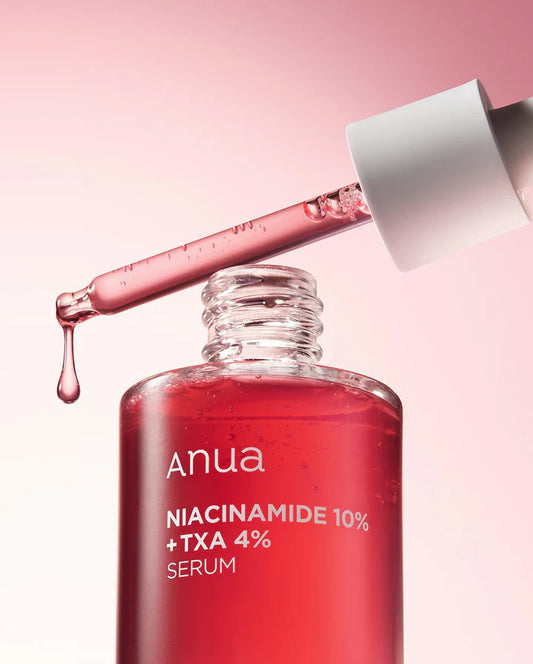 ANUA Suero niacinamida 10 + TXA 4, ácido hialurónico, ácido tranexámico, suero facial para piel cristalina, aclaración, tez radiante con color natural, cuidado de la piel coreano (1.0 fl oz/1.01 fl oz