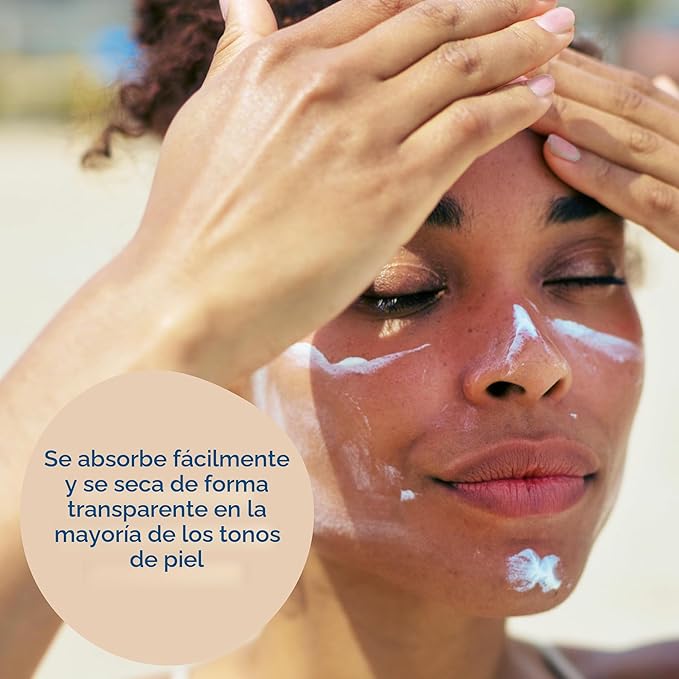 Blue Lizard Sheer Face Mineral SPF 50 Loción de protección solar, fórmula 100% mineral, protección contra la luz azul, ligera, sin residuo blanco, nutre e hidrata, sin parabenos, sin fragancia, 1.7 fl