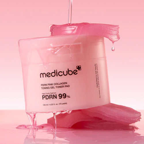 Medicube PDRN Pink Collagen Toning Gel Toner Pad (70 Pads)