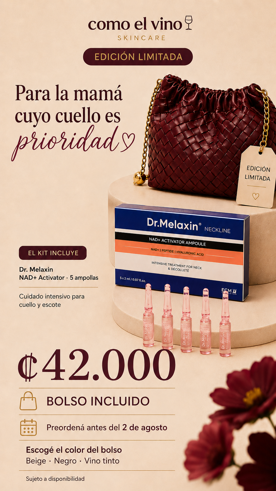 Kit  edicion limitada para Mama Dr. Melaxin
