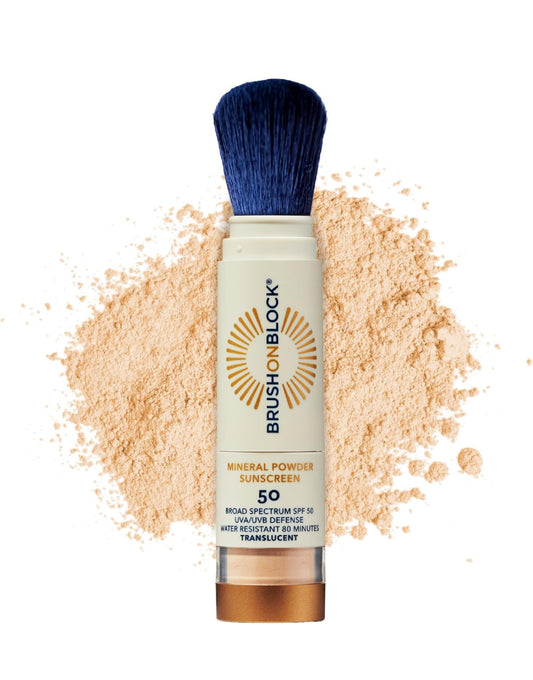 Brush On Block Protector solar en polvo mineral SPF 50