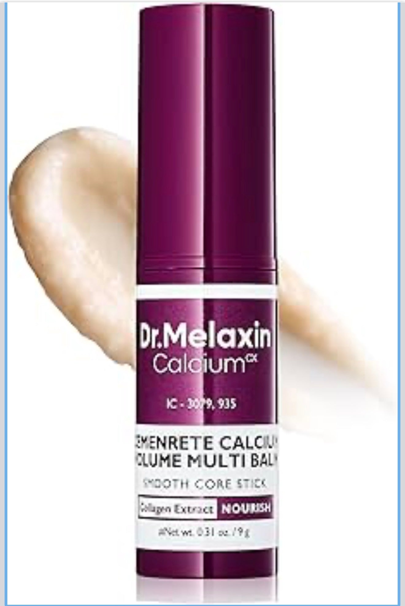 Dr.Melaxin Cemenrete Calcio Multi Bálsamo 9g Cuidado de la Piel Coreano Todo en Uno Calcio Stick Colágeno Arrugas Tratamiento Facial y de Ojos Bálsamo