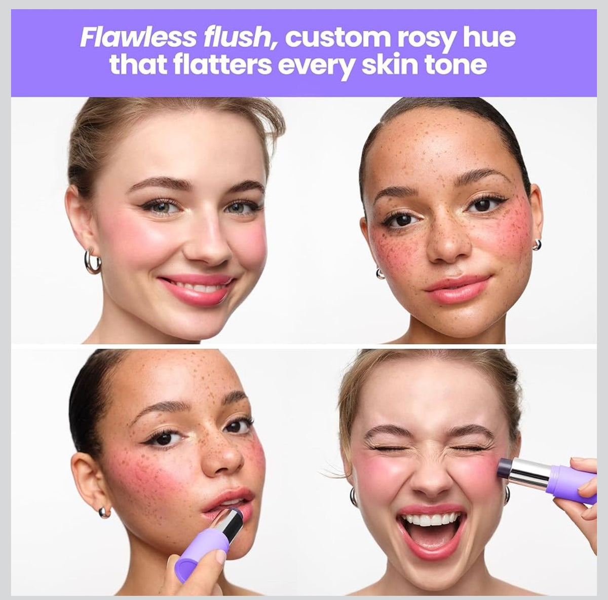 Wonderskin Cream Blush Stick pH-Activated - pHlush Stick, Blush for Cheeks
Lápiz de rubor activado por pH que se adapta a tu piel para un rubor de aspecto natural en mejillas y labios.