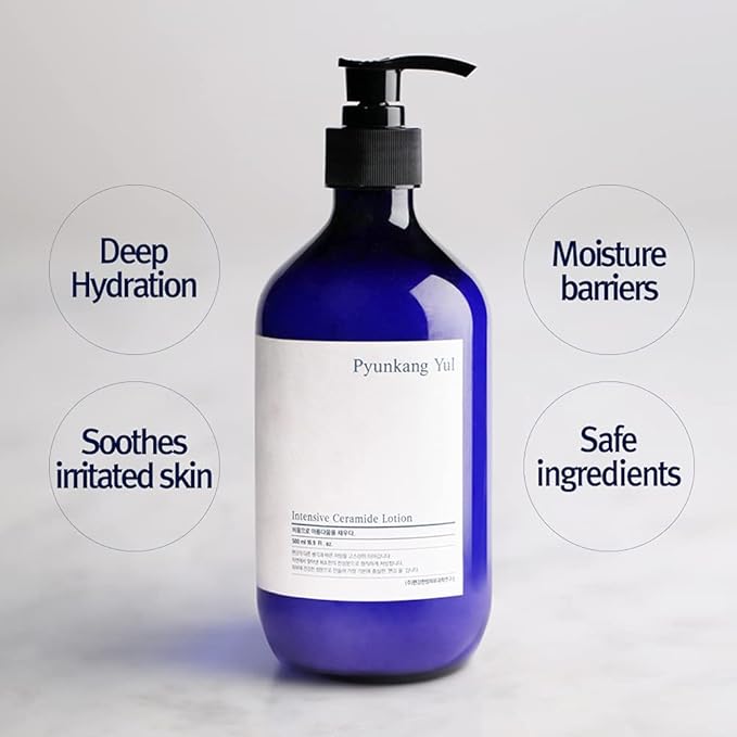 Pyunkang Yul PKY - Loción corporal intensiva de ceramida, no grasa, ingredientes mínimos, cero irritación, cuidado de la piel coreano