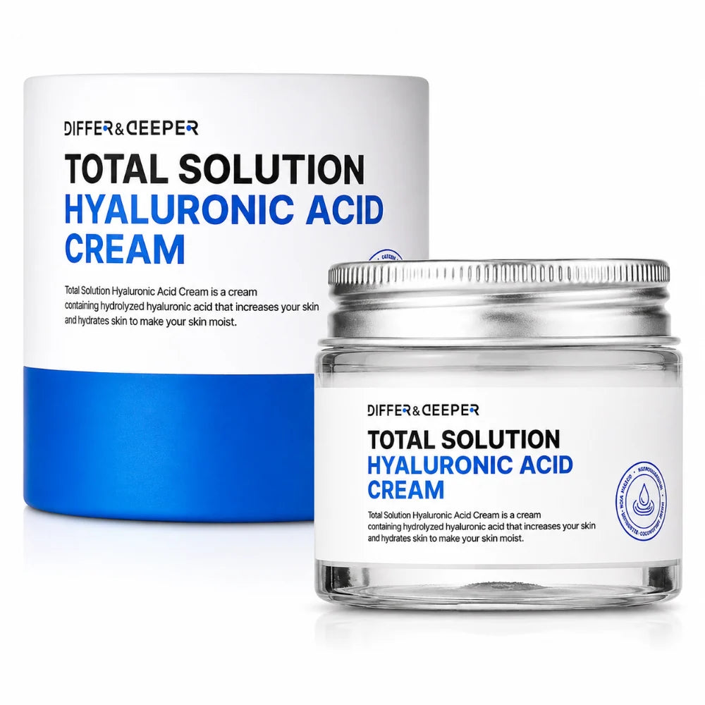 DIFFER&DEEPER Total Solution Hyaluronic Acid Cream (70g)