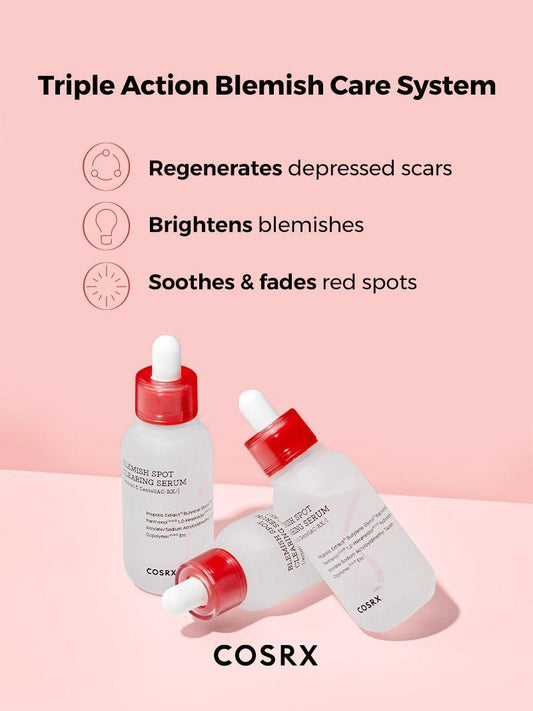 COSRX AC Collection - Suero para limpiar manchas de manchas, 1.4 fl oz / 1.35 onzas líquidas | Centella, niacinamida, suero EGF | Sin crueldad, sin parabenos, cuidado de la piel coreano