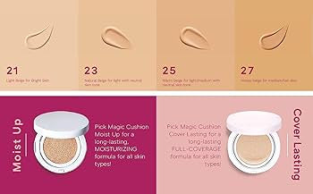 MISSHA - Base en Formato Cushion Magic Cushion Cover Lasting - 2 Tonos