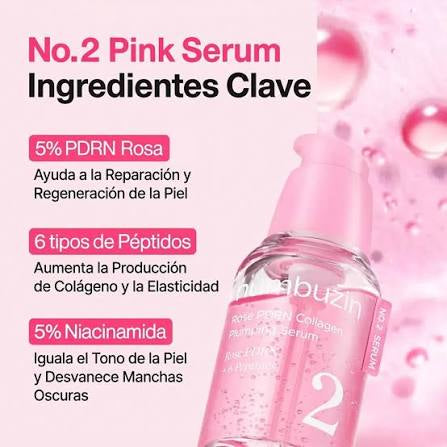numbuzin - Sérum Facial No.2 Rose PDRN Collagen 2X Plumping Serum