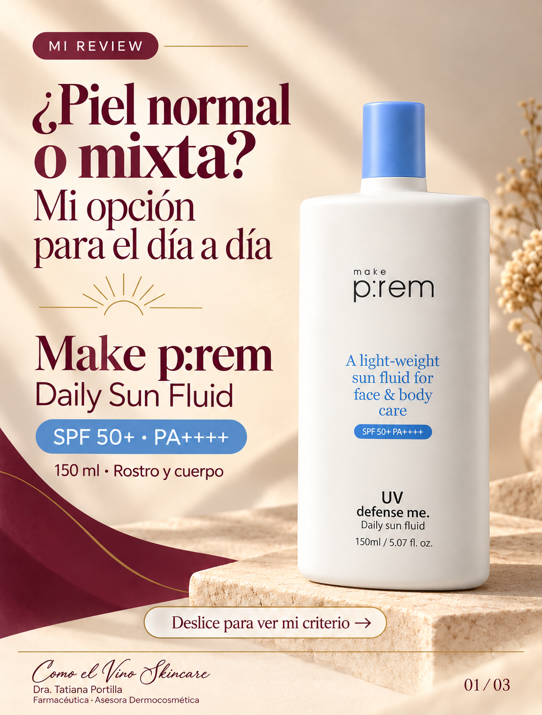 MAKEP: REM Protección solar UV Defense Me Blue Ray Sun Fluid 200 ml / 6.76 oz líquidas, crema humectante o limpiador de 20 ml y Whamisa Tóner orgánico 40 ml, SPF 50 + PA, protector solar para cara y cuerpo