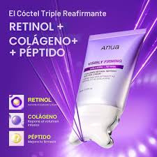 ANUA Crema Gua Sha Refinadora de Retinol de Colágeno, Crema de Cuello para Levantar y Reafirmar, Línea de Mandíbula a Décolleté, Hidratante Diario, Cuidado de Línea Fina, Masajeador de Cuello, Cuidado Coreano de la Piel, 2.7Fl.oz