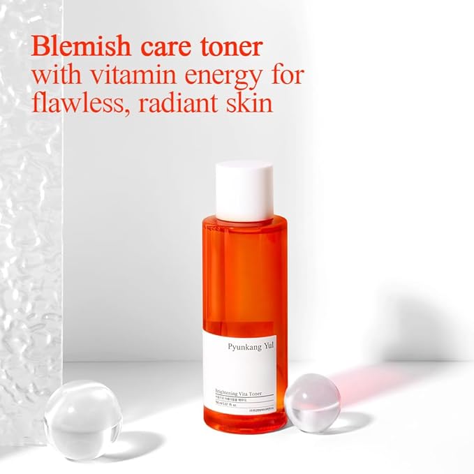 Tóner Radiance Vita para piel impecable y radiante, tóner para el cuidado de imperfecciones con vitamina C y niacinamida, cero irritación, cuidado de la piel coreano