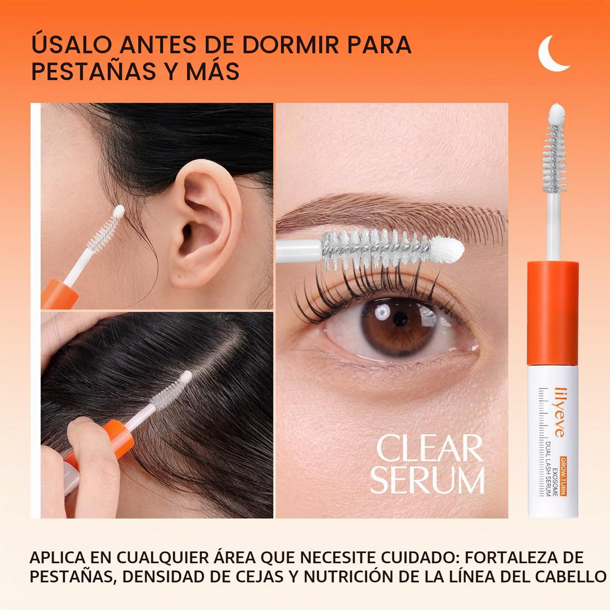 Lilyeve GROWTURN - Suero y rímel coreano para el crecimiento de pestañas, 0.27 onzas líquidas