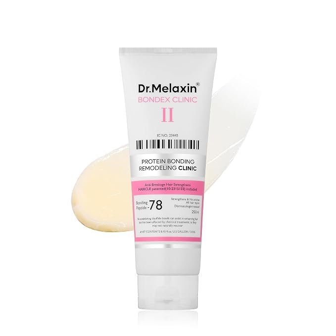 Dr.Melaxin Bondex Tratamiento de Unión de Salón para Remodelación | Reparación Profunda para Cabello Decolorado y Dañado con Péptidos de Unión + Aceite de Argán