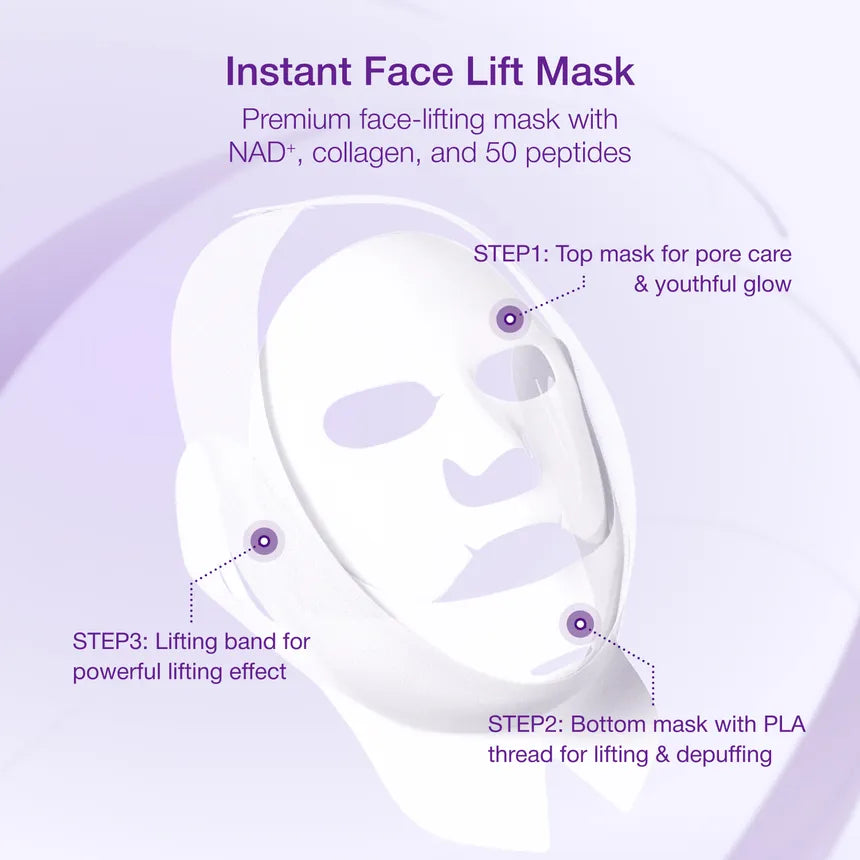 numbuzin No.9 Sheet Mask | NAD+ BIO Lifting-sil Full Face Mask