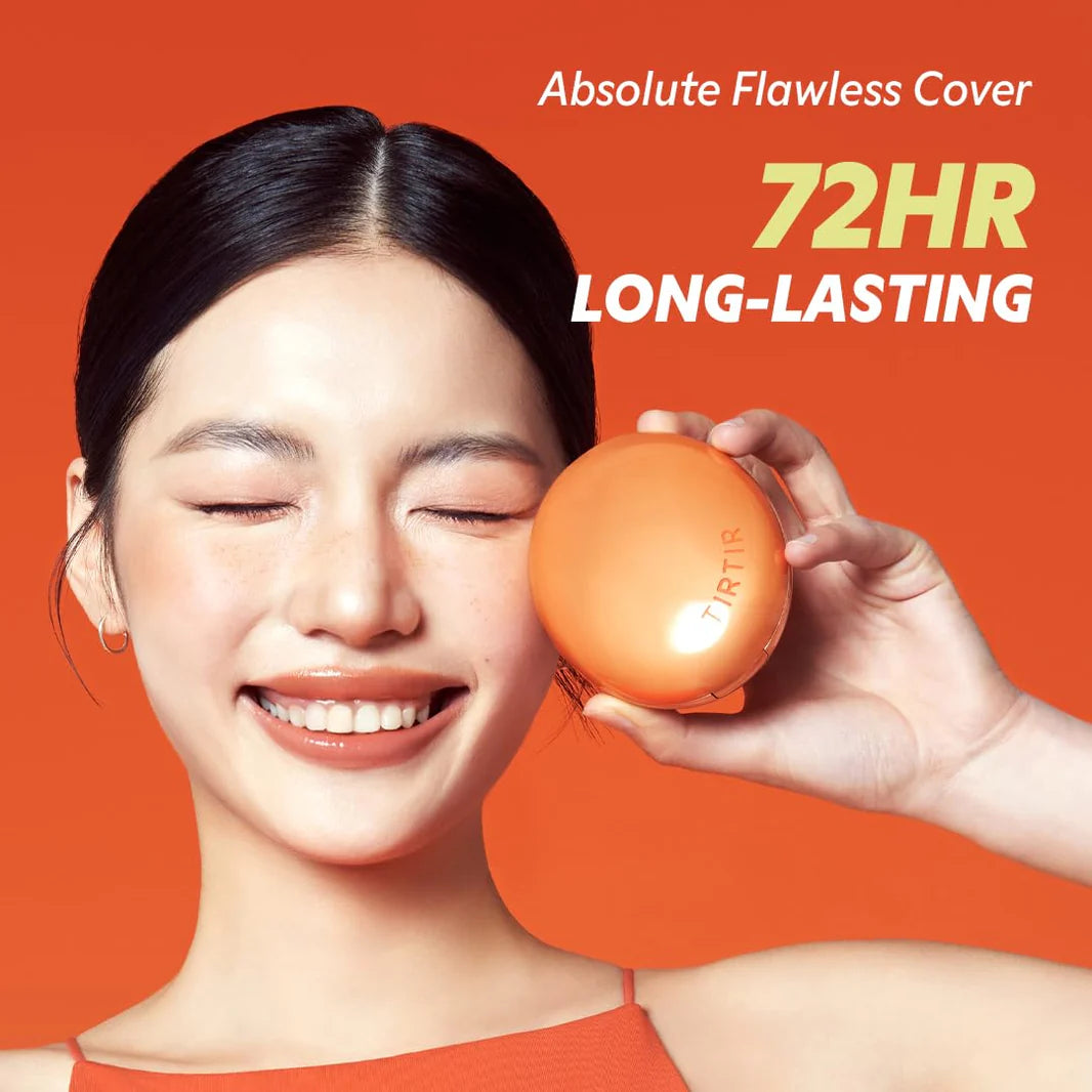 Tirtir Mask Fit Ai Filter Cushion Foundation Acabado semimate Hasta 72 h cobertura media