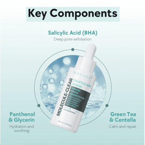 NINELESS - Sérum Facial Molecule-Clear Salicylic Acid