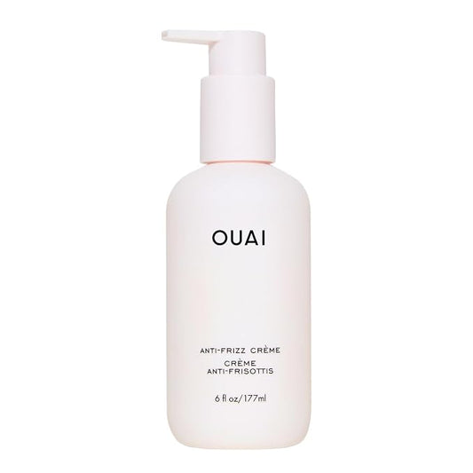 OUAI Crema antiencrespamiento – Crema hidratante para el cabello con control de encrespamiento y protección contra el calor – Proporciona hidratación duradera con extracto de yaca y remolacha