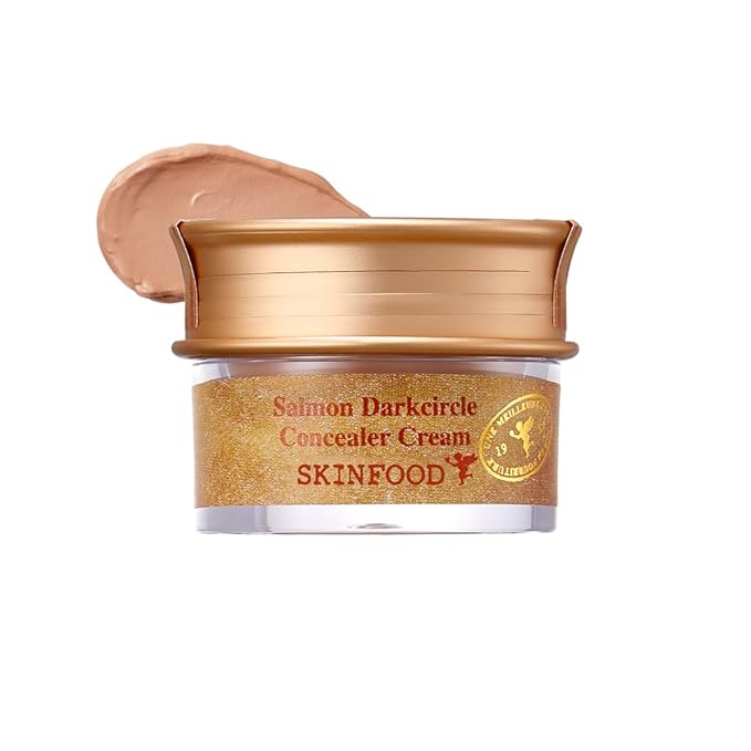 Bye ojeras: Salmón oscuro Círculo Concealer Crema, Coreana  por skinfood
