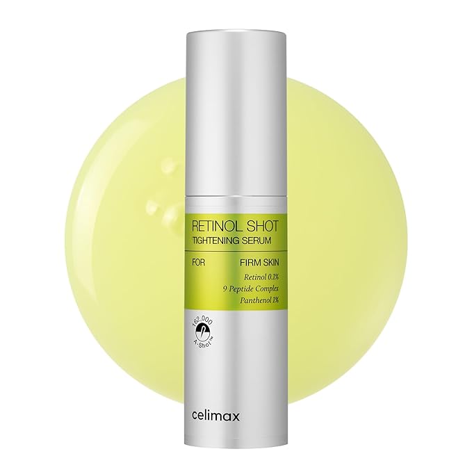 celimax The Vita A Retinol Shot Suero Tensor | con retinol puro de vitamina A, péptido, minimizador de poros, arrugas y líneas finas, piel más firme, antienvejecimiento, suavizado de la piel 30ml