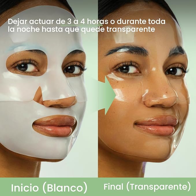 BIODANCE Máscara refrescante profunda de algas marinas, mascarilla facial de hidrogel durante la noche, calmante.